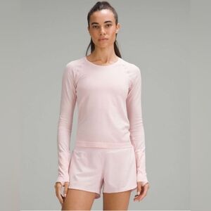 Lululemon Swiftly Tech Long Sleeve Shirt 2.0 Waist Length Size 4